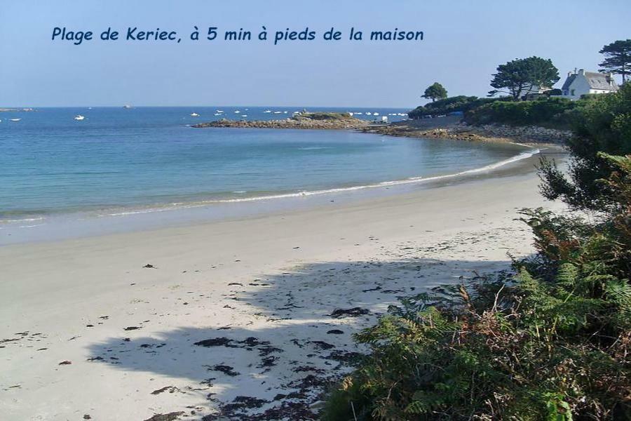 Maison De Bord De Mer A Keriec Villa Trélévern Exteriör bild