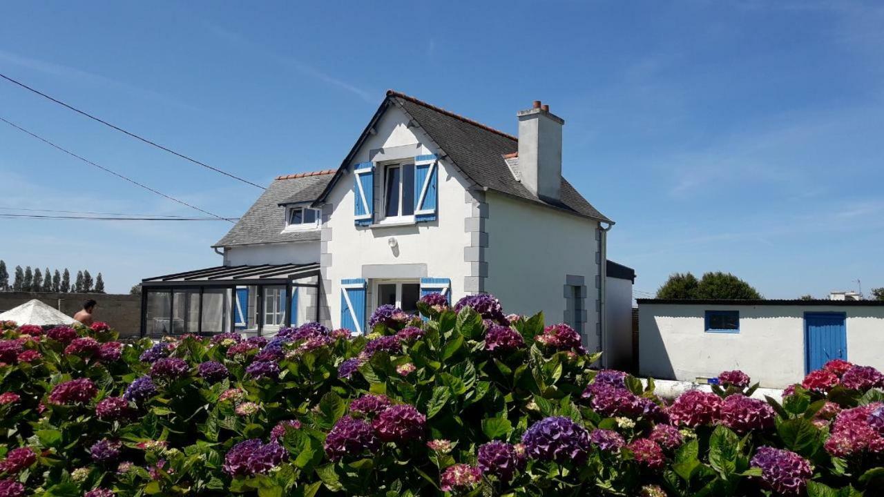 Maison De Bord De Mer A Keriec Villa Trélévern Exteriör bild