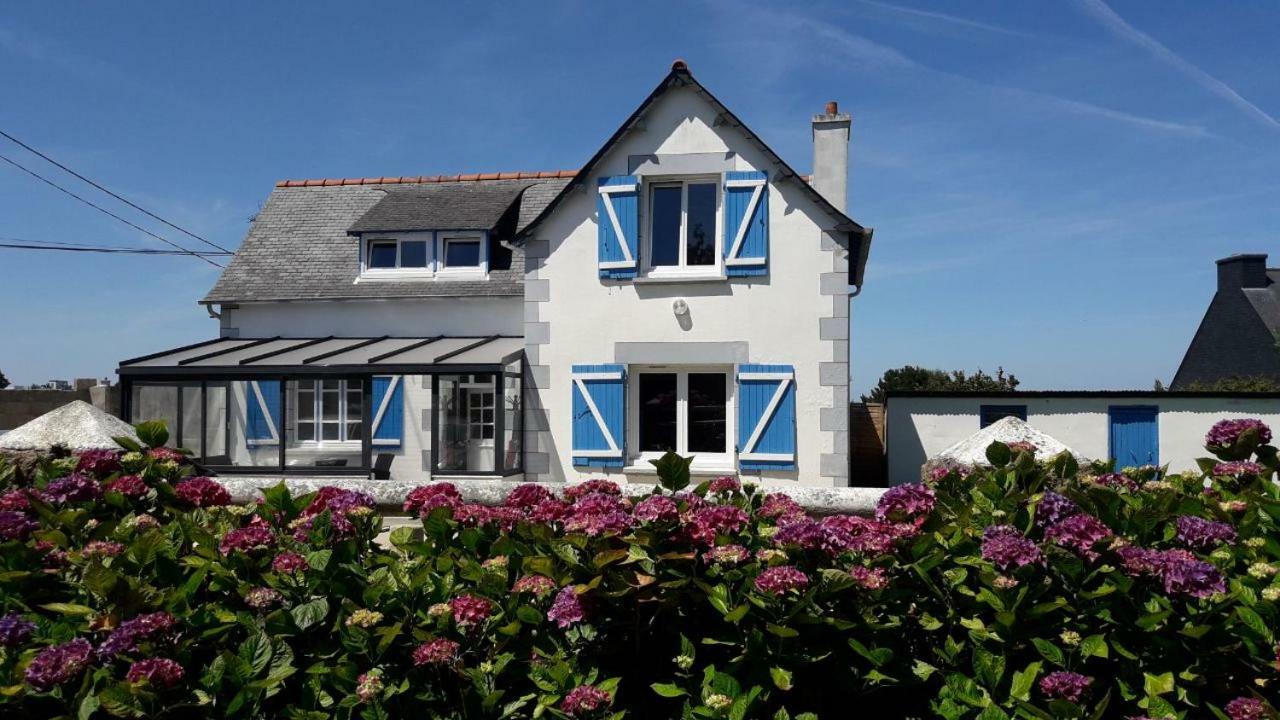 Maison De Bord De Mer A Keriec Villa Trélévern Exteriör bild