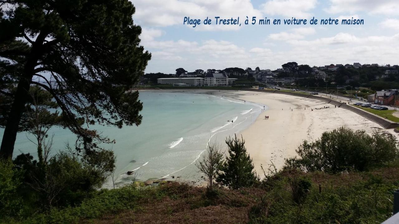 Maison De Bord De Mer A Keriec Villa Trélévern Exteriör bild